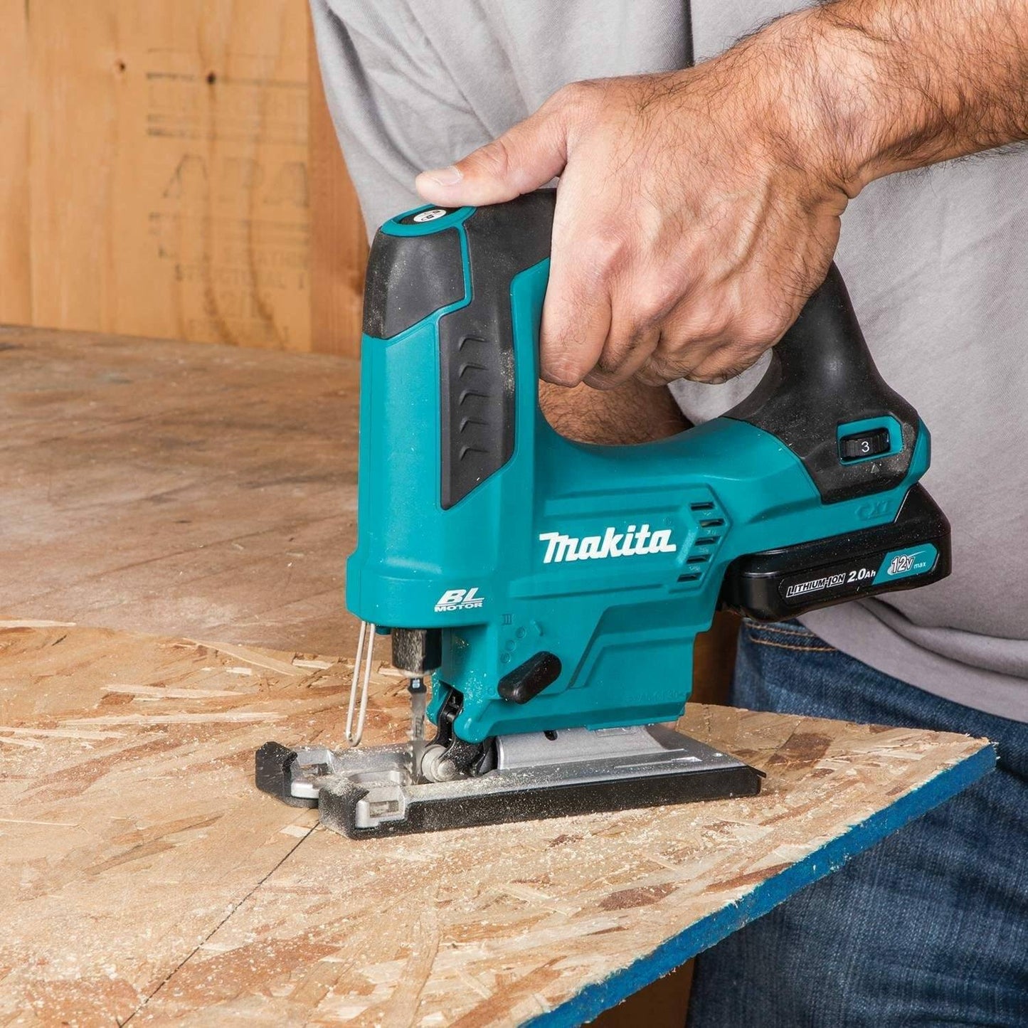 Makita VJ06R1J 12V Max Cxt® Lithiumion Brushless Cordless Top Handle Jig Saw Kit