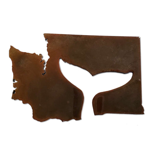 Paradise Clay PAR739 Washington Whale Tail MAGNET