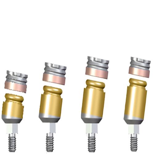 ITL Dental WCA-0920-W 9° x 2mm x 4.5 Platform OLS Abutment Angular MLS System Concept