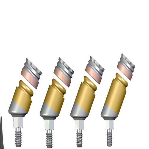 ITL Dental WCA-3020-M 30° x 2mm x 3.5 Platform OLS Abutment Angular MLS System Concept