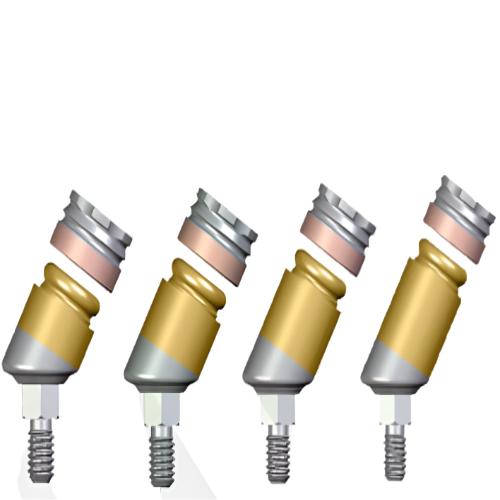 ITL Dental WCA-3040-M 30° x 4mm x 3.5 Platform OLS Abutment Angular MLS System Concept