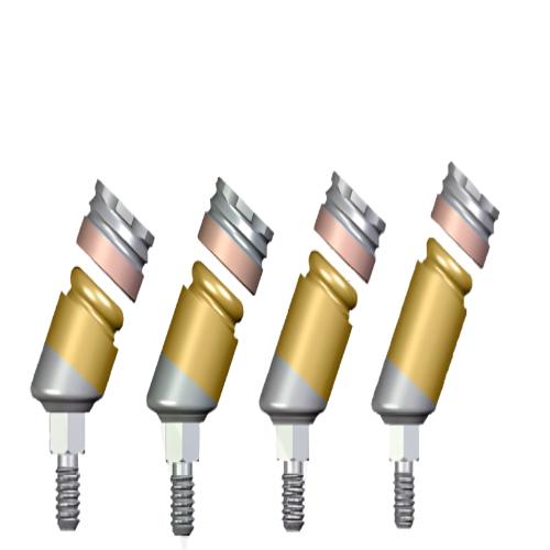 ITL Dental WCA-3030-M 30° x 3mm x 3.5 Platform OLS Abutment Angular MLS System Concept