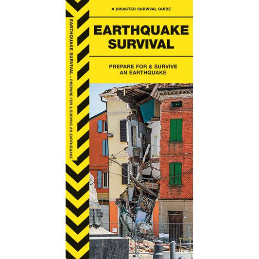Paradise Clay WFP107 Earthquake Survival: Prepare For & Survive a Earthquake - Folding Pocket Guide
