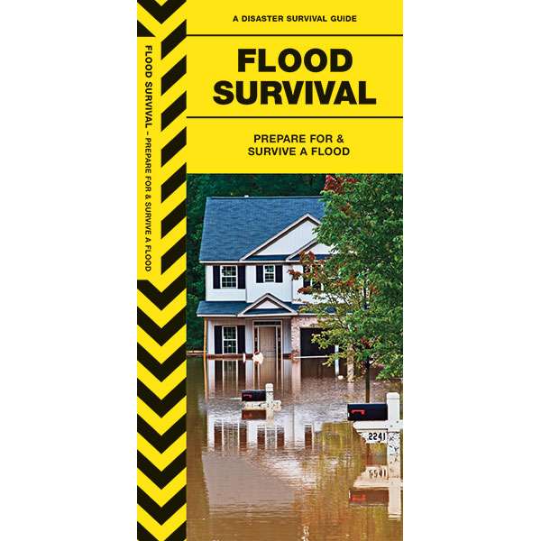 Paradise Clay WFP113 Flood Survival: Prepare For & Survive a Flood - Folding Pocket Guide