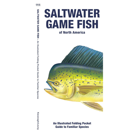 Paradise Clay WFP191 Saltwater Game Fish of North America - Folding Pocket Guide