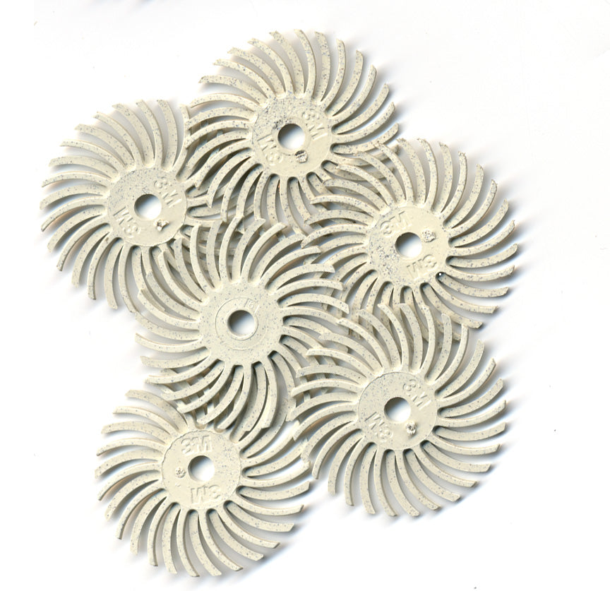 Foredom A-4533-6 1" Radial Bristle Disc, Green, 50 Grit, 6-Pk