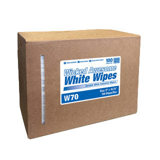 SOS Cleanroom Wicked Awesome White Wipes W70 (9" x 16.5") - Case