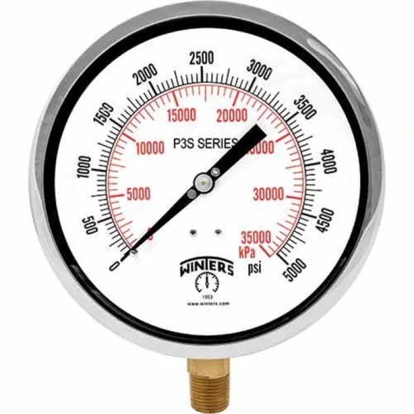 Winters Instruments P3S6305 P3S 300 Series Pressure Gauge