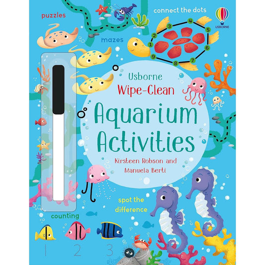 Paradise Clay HRW175 Wipe-Clean Aquarium Activities - Book