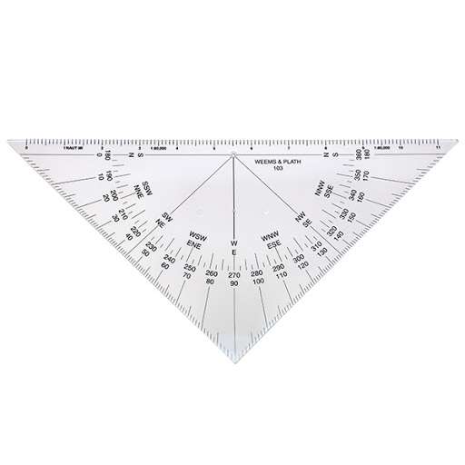 Paradise Clay WPL0103 Protractor Triangle without Handle #103