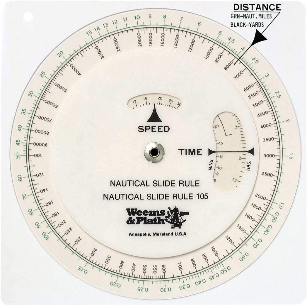 Paradise Clay WPL0105 Nautical Slide Rule #105