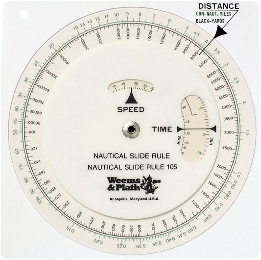 Paradise Clay WPL0105 Nautical Slide Rule #105