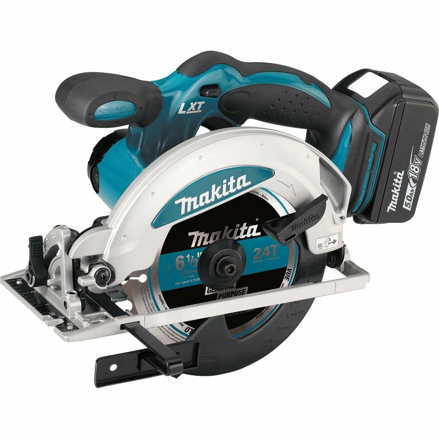 Makita XSS01T 18V LXT® Lithium‘Ion Cordless 6‘1/2" Circular Saw Kit (5.0Ah)