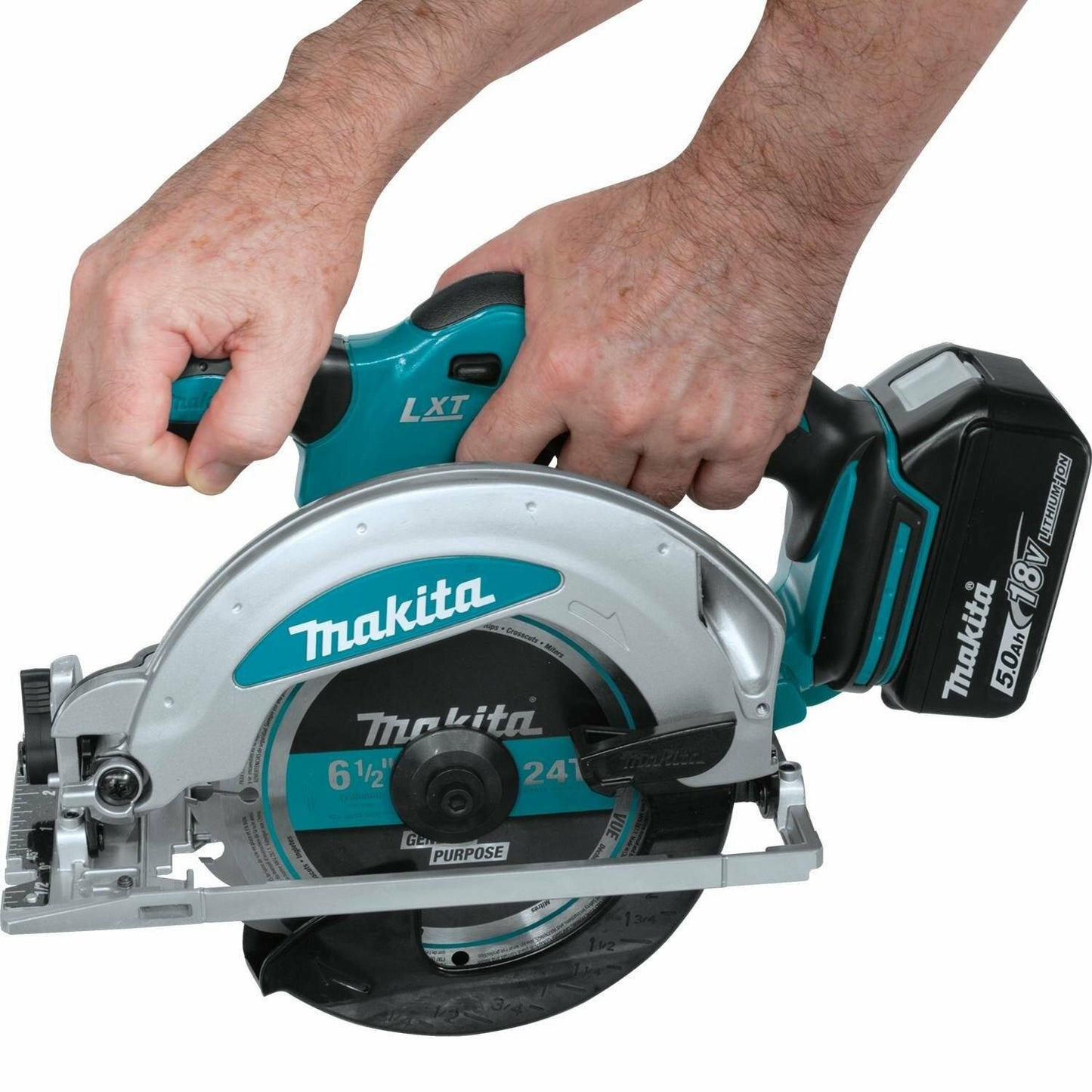 Makita XSS01T 18V LXT® Lithium‘Ion Cordless 6‘1/2" Circular Saw Kit (5.0Ah)