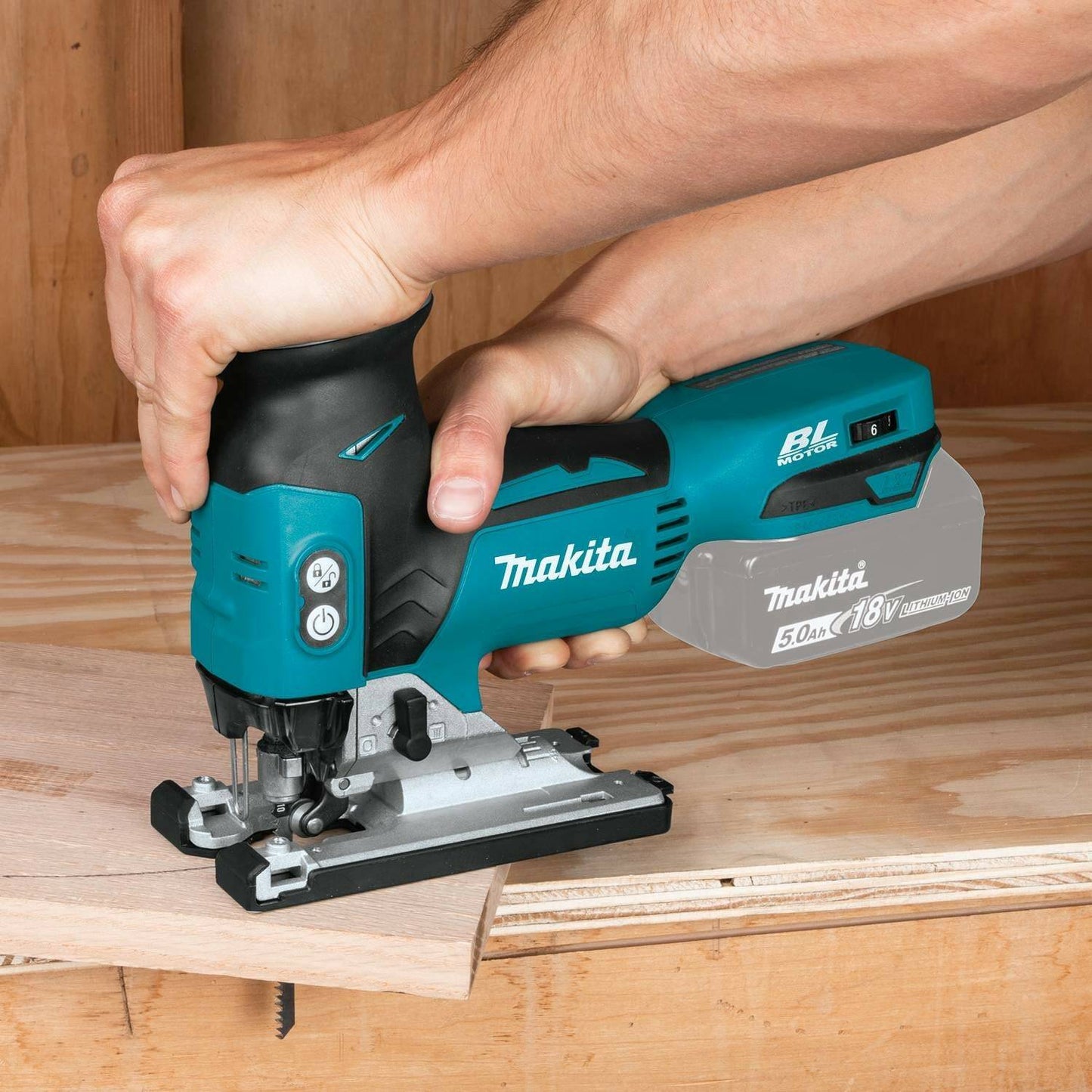 Makita XVJ01Z 18V LXT® Lithium‘Ion Brushless Cordless Barrel Grip Jig Saw, Tool Only