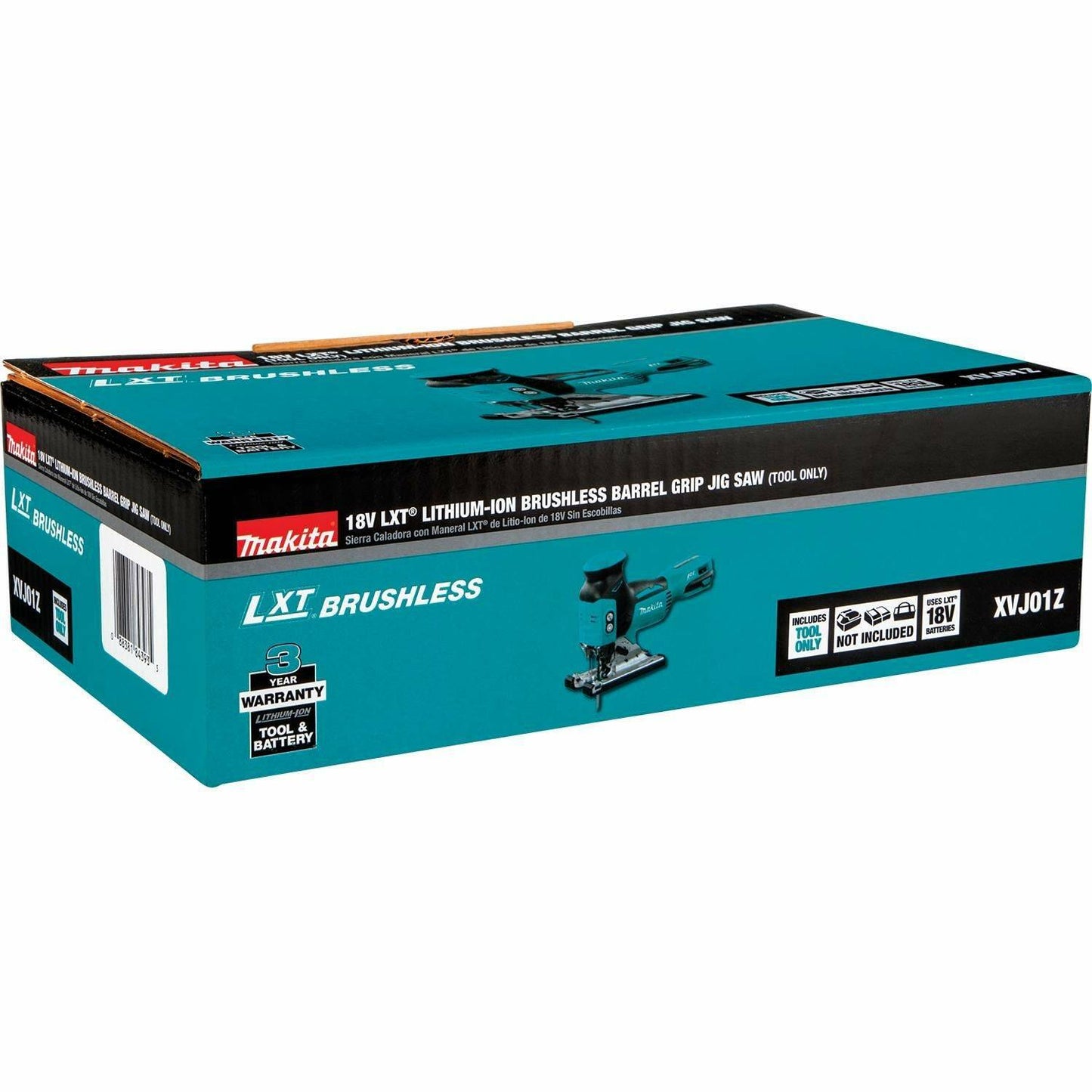 Makita XVJ01Z 18V LXT® Lithium‘Ion Brushless Cordless Barrel Grip Jig Saw, Tool Only