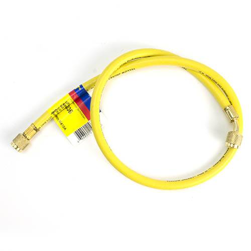 Yellow Jacket 21036 36", yellow, HAV standard fitting, PLUS II 1/4" charging hose