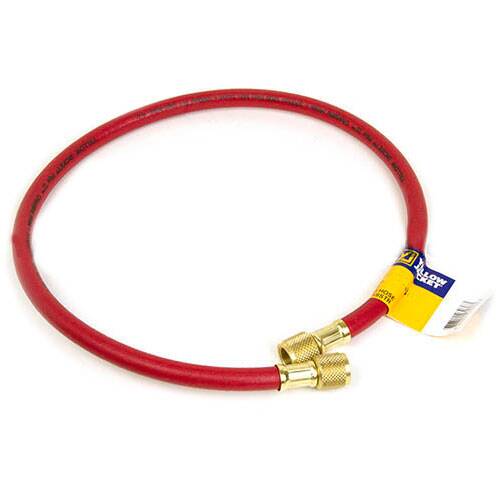 Yellow Jacket 28096 96", Red, 3/8" straight flare x 3/8" straight flare, PLUS II BÂ