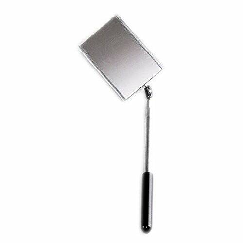 Yellow Jacket 78103 2" x 3-1/2" rectangular mirror w/pocket clip & insulated head, (11" to 15-1/2" extension)