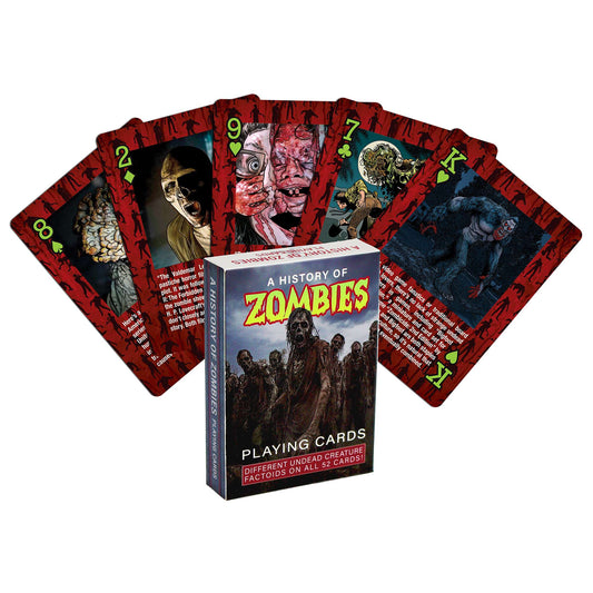Paradise Clay PAR852 A History of Zombies - Playing Cards